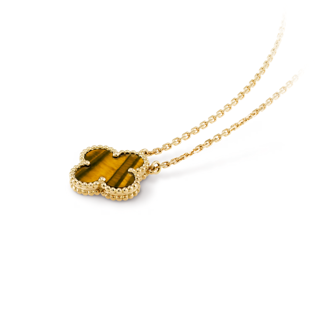 Collier avec pendentif | Or/Tigre