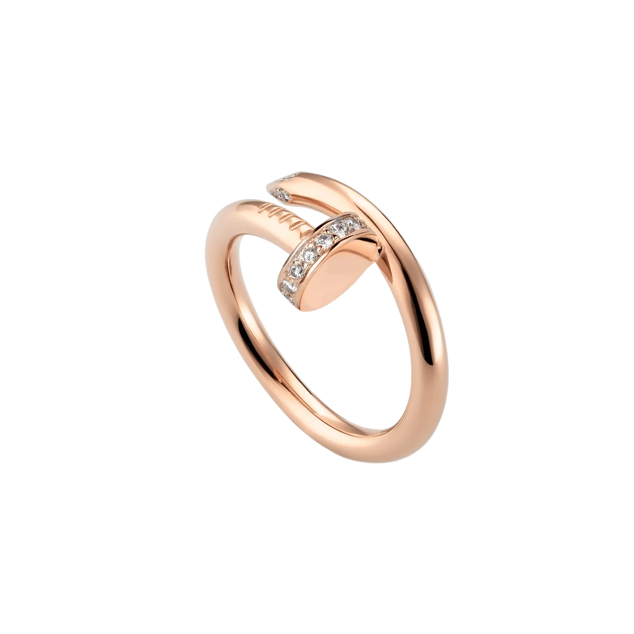 Bague Spike Gem | Or rose